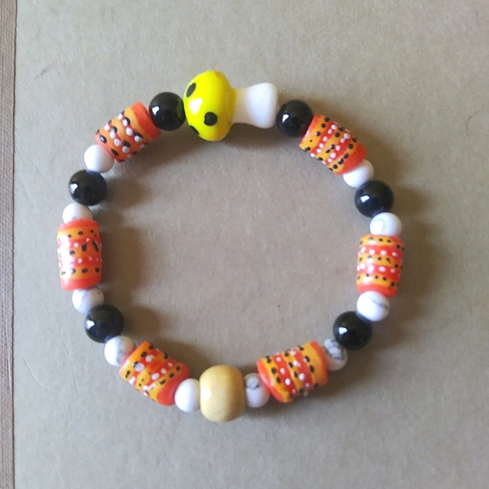 'Good Times' Krobo Bead Bracelet